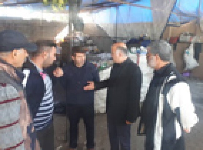 بازدید آقای حسینی تبار از سکو ی زباله و پروژه عمرانی