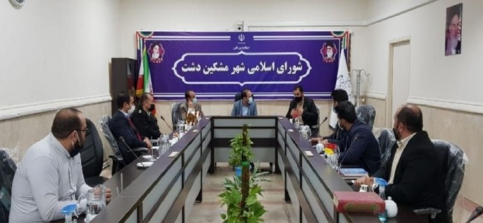 برگزاری جلسه انتخاب هیئت رئیسه شورای اسلامی مشکین دشت از میان برگزیدگان اولیه ششمین دوره انتخابات شورای اسلامی